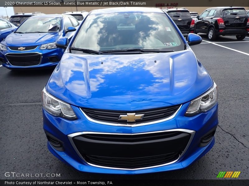 Kinetic Blue Metallic / Jet Black/Dark Titanium 2020 Chevrolet Sonic LS Sedan