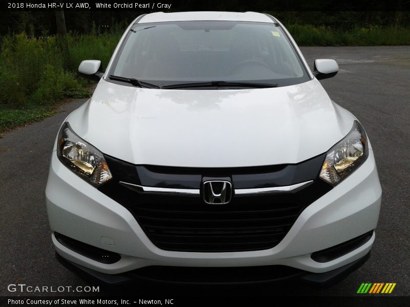White Orchid Pearl / Gray 2018 Honda HR-V LX AWD