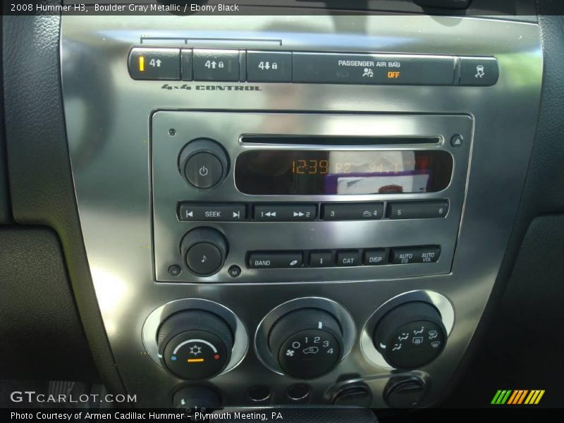 Boulder Gray Metallic / Ebony Black 2008 Hummer H3