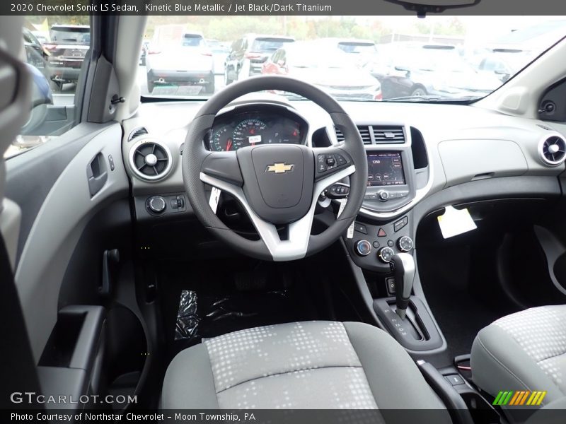 Kinetic Blue Metallic / Jet Black/Dark Titanium 2020 Chevrolet Sonic LS Sedan