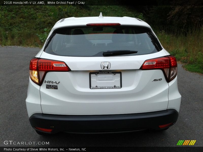 White Orchid Pearl / Gray 2018 Honda HR-V LX AWD