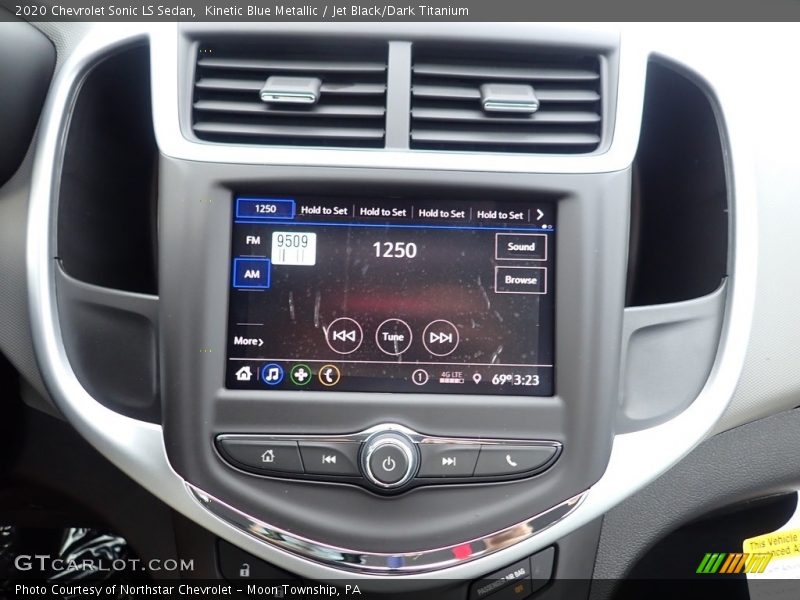 Kinetic Blue Metallic / Jet Black/Dark Titanium 2020 Chevrolet Sonic LS Sedan