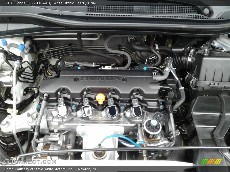 White Orchid Pearl / Gray 2018 Honda HR-V LX AWD