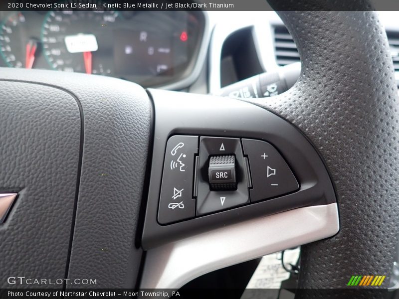 Kinetic Blue Metallic / Jet Black/Dark Titanium 2020 Chevrolet Sonic LS Sedan