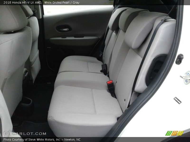 White Orchid Pearl / Gray 2018 Honda HR-V LX AWD