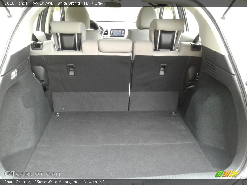 White Orchid Pearl / Gray 2018 Honda HR-V LX AWD