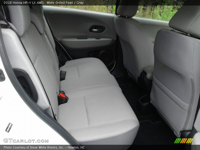 White Orchid Pearl / Gray 2018 Honda HR-V LX AWD