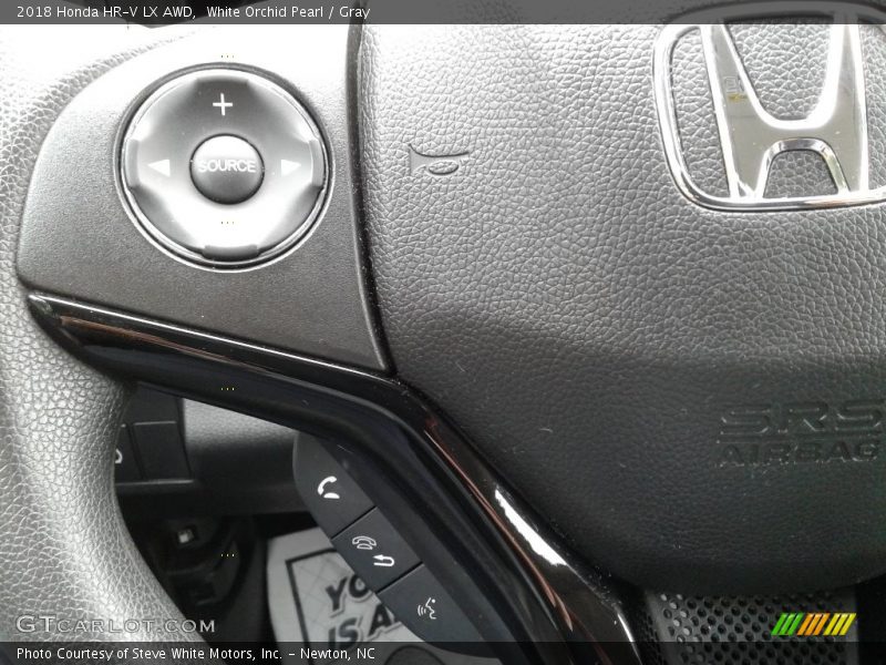 White Orchid Pearl / Gray 2018 Honda HR-V LX AWD