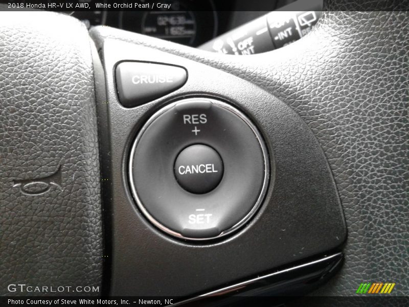 White Orchid Pearl / Gray 2018 Honda HR-V LX AWD
