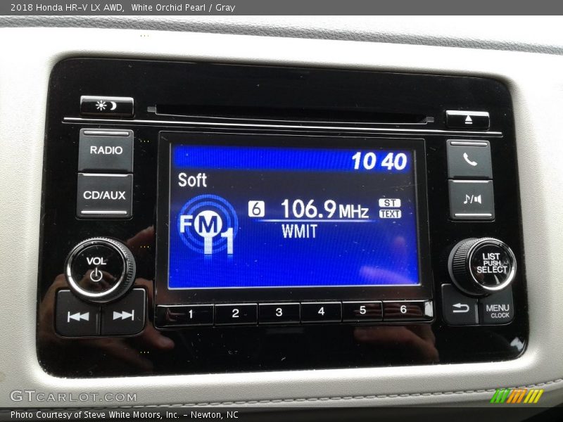 White Orchid Pearl / Gray 2018 Honda HR-V LX AWD