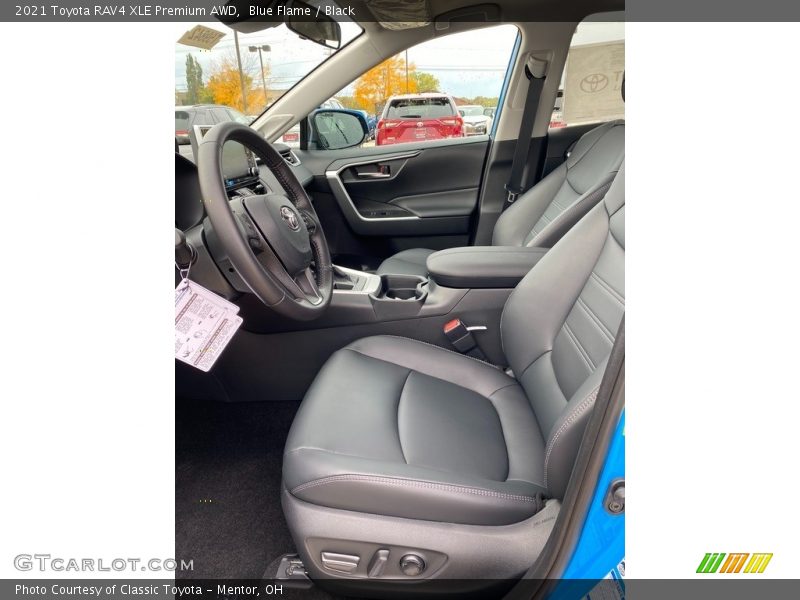 Blue Flame / Black 2021 Toyota RAV4 XLE Premium AWD
