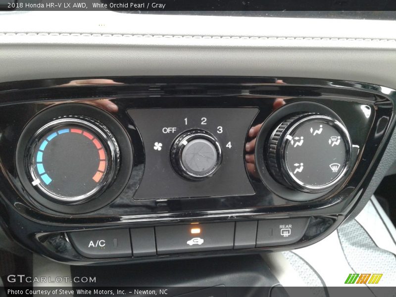 White Orchid Pearl / Gray 2018 Honda HR-V LX AWD