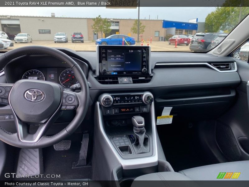 Blue Flame / Black 2021 Toyota RAV4 XLE Premium AWD