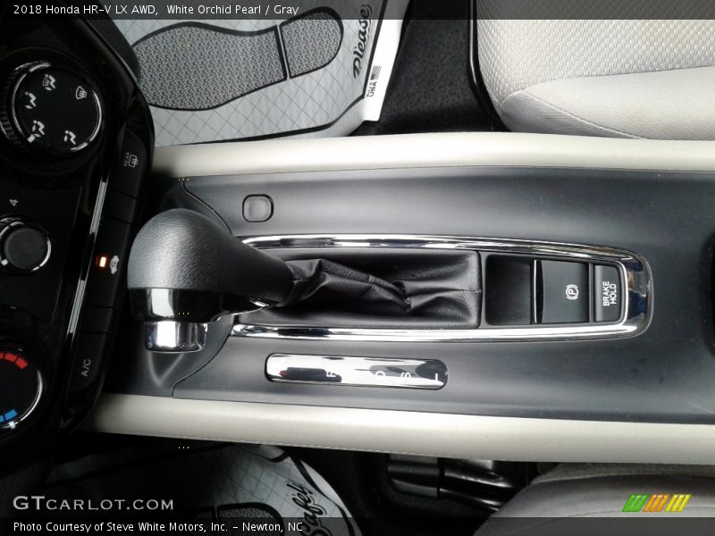 White Orchid Pearl / Gray 2018 Honda HR-V LX AWD