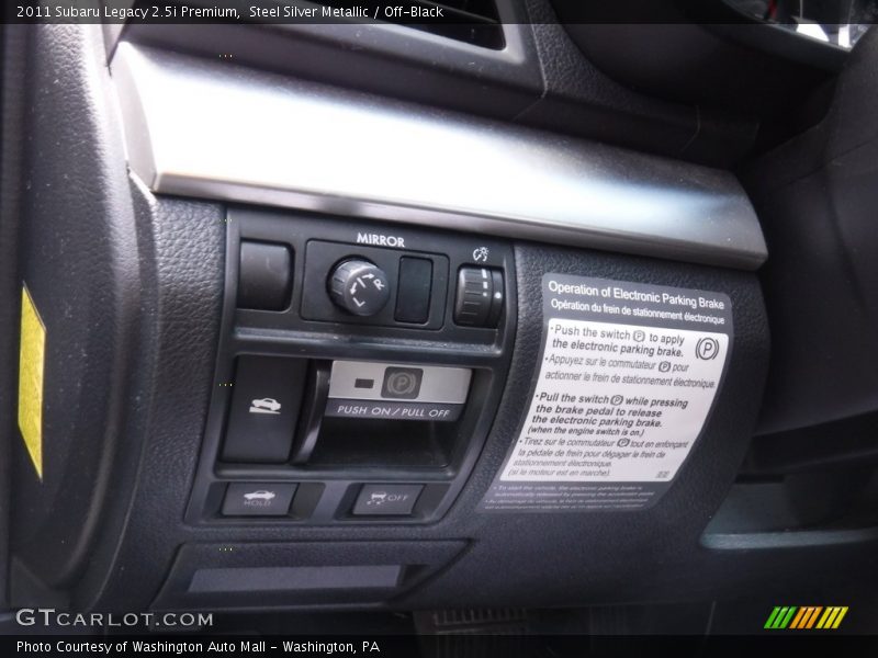 Steel Silver Metallic / Off-Black 2011 Subaru Legacy 2.5i Premium