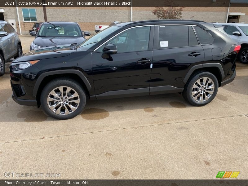  2021 RAV4 XLE Premium AWD Midnight Black Metallic