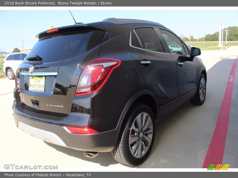 Ebony Twilight Metallic / Ebony 2018 Buick Encore Preferred
