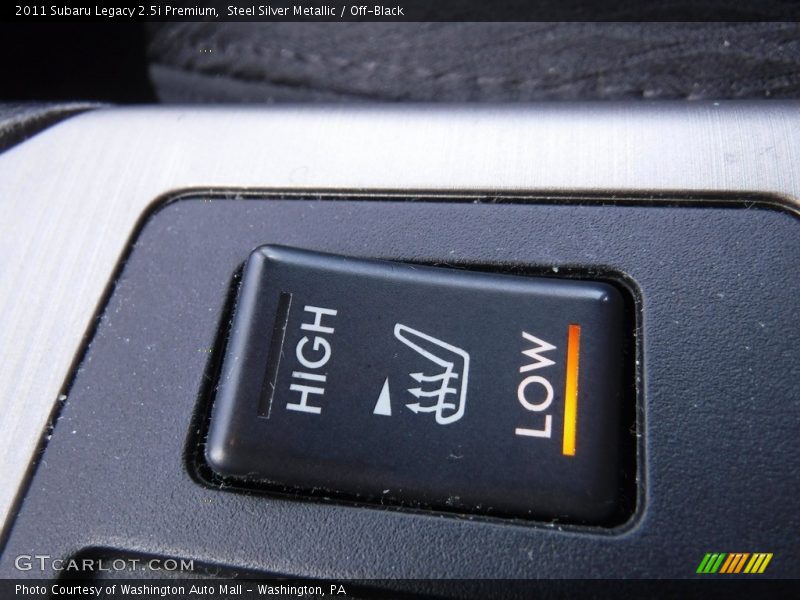 Steel Silver Metallic / Off-Black 2011 Subaru Legacy 2.5i Premium