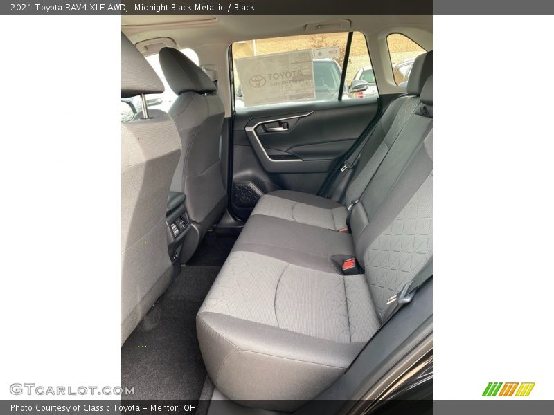 Midnight Black Metallic / Black 2021 Toyota RAV4 XLE AWD