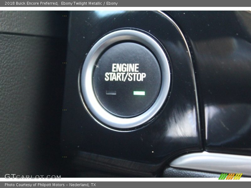 Ebony Twilight Metallic / Ebony 2018 Buick Encore Preferred