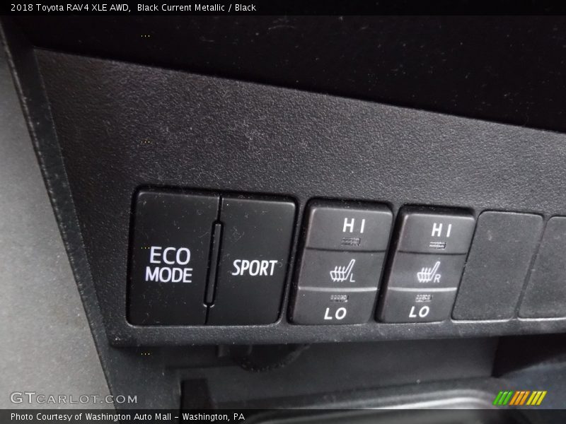 Black Current Metallic / Black 2018 Toyota RAV4 XLE AWD
