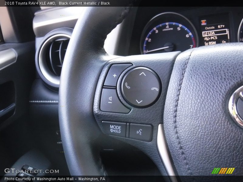 Black Current Metallic / Black 2018 Toyota RAV4 XLE AWD