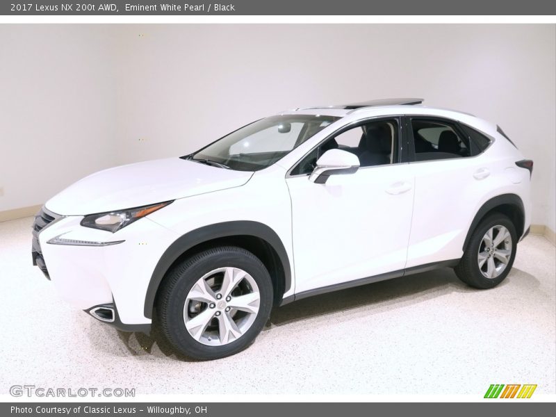 Eminent White Pearl / Black 2017 Lexus NX 200t AWD