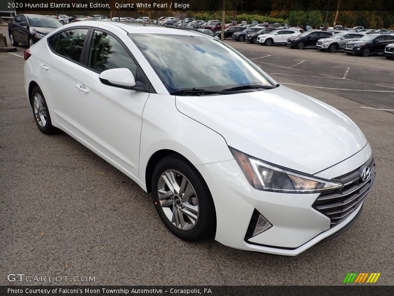 Front 3/4 View of 2020 Elantra Value Edition