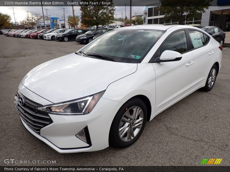  2020 Elantra Value Edition Quartz White Pearl