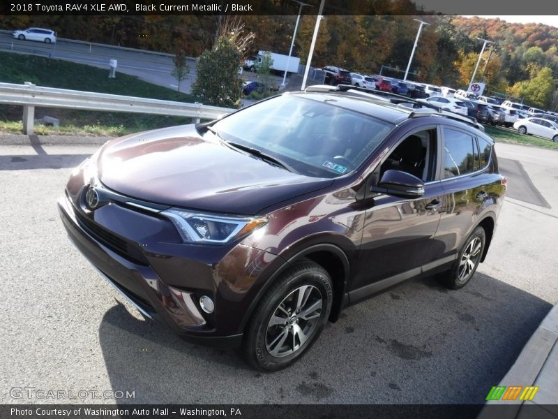 Black Current Metallic / Black 2018 Toyota RAV4 XLE AWD