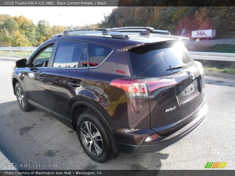 Black Current Metallic / Black 2018 Toyota RAV4 XLE AWD