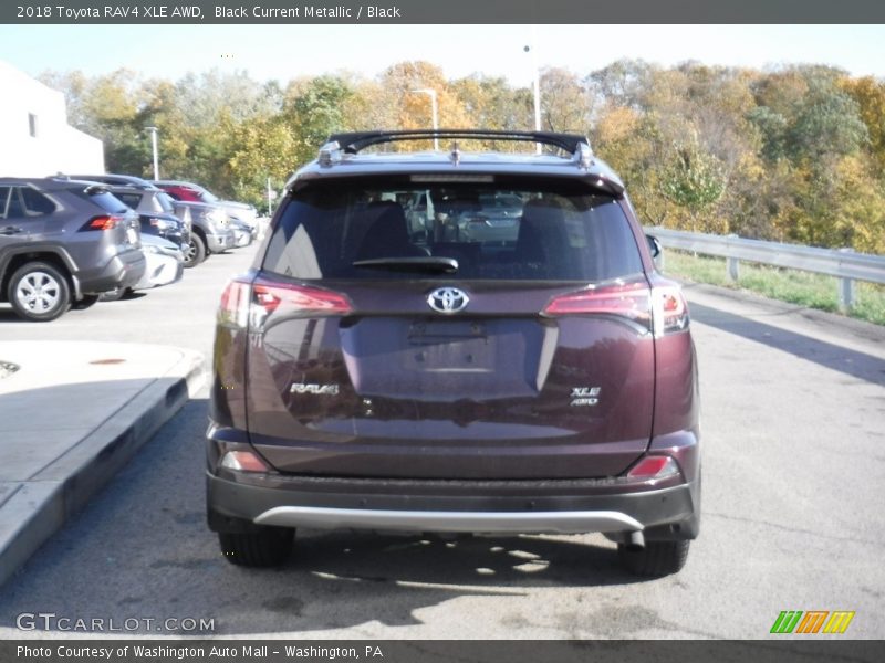 Black Current Metallic / Black 2018 Toyota RAV4 XLE AWD