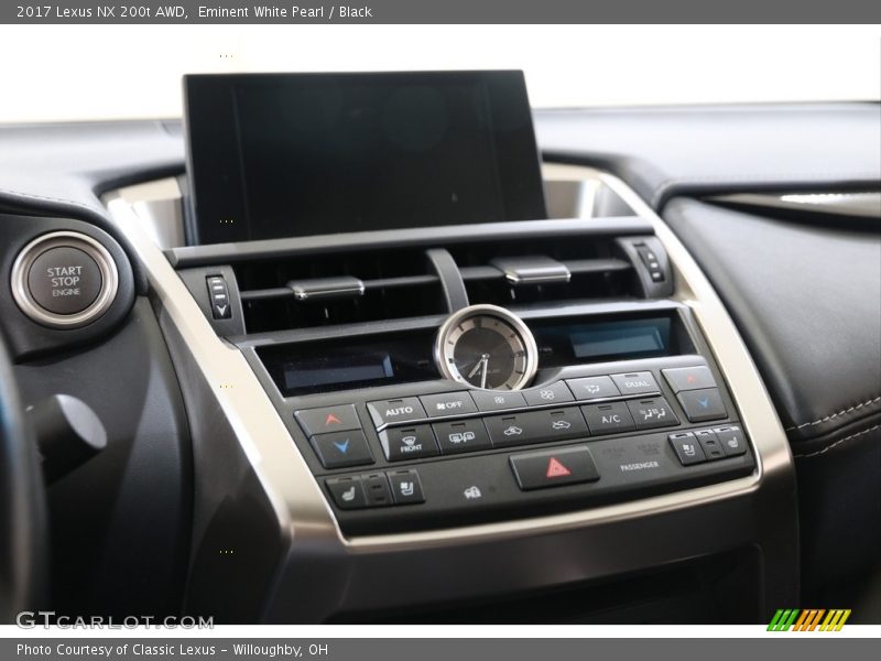 Eminent White Pearl / Black 2017 Lexus NX 200t AWD