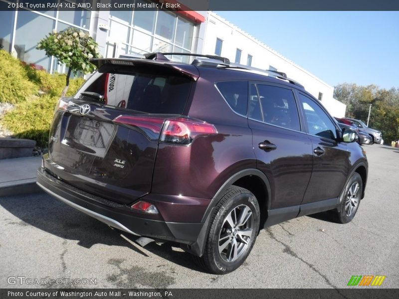 Black Current Metallic / Black 2018 Toyota RAV4 XLE AWD