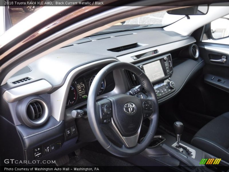 Black Current Metallic / Black 2018 Toyota RAV4 XLE AWD