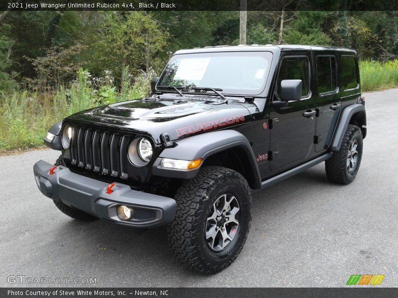 Black / Black 2021 Jeep Wrangler Unlimited Rubicon 4x4