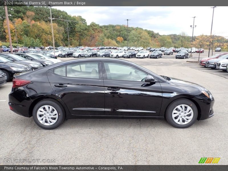 Phantom Black / Beige 2020 Hyundai Elantra SE