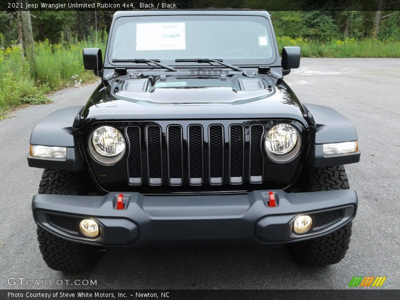 Black / Black 2021 Jeep Wrangler Unlimited Rubicon 4x4
