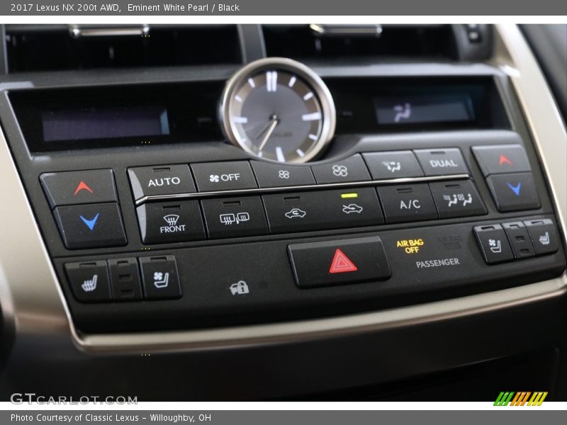 Eminent White Pearl / Black 2017 Lexus NX 200t AWD