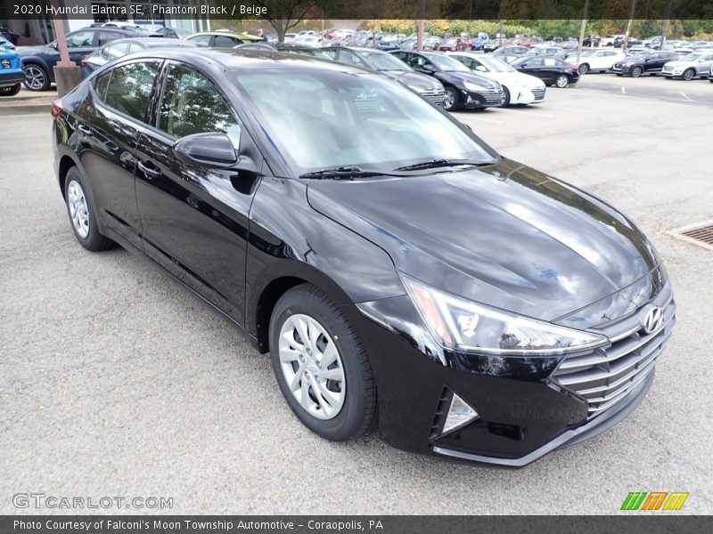 Phantom Black / Beige 2020 Hyundai Elantra SE