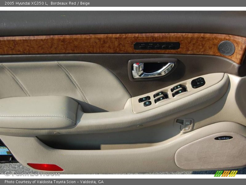 Bordeaux Red / Beige 2005 Hyundai XG350 L