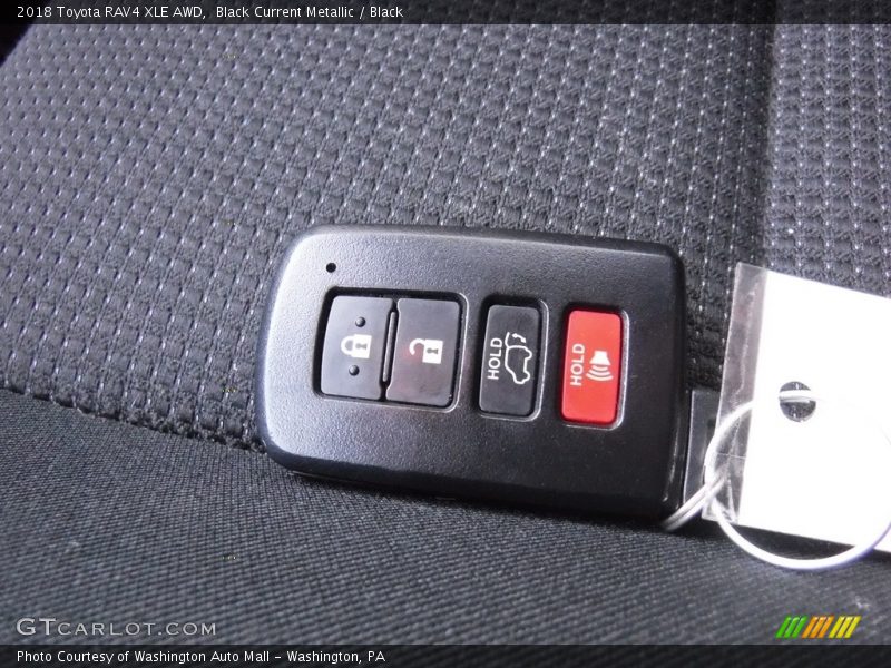 Black Current Metallic / Black 2018 Toyota RAV4 XLE AWD