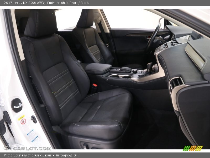 Eminent White Pearl / Black 2017 Lexus NX 200t AWD