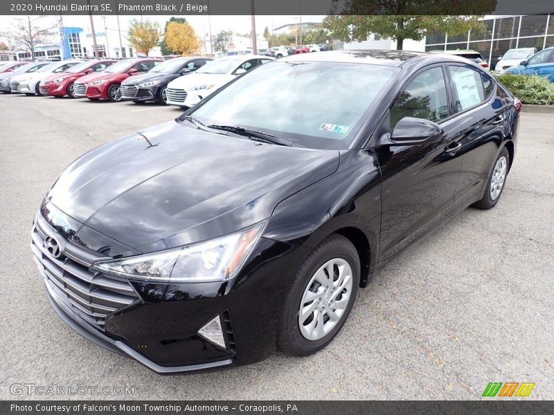 Phantom Black / Beige 2020 Hyundai Elantra SE