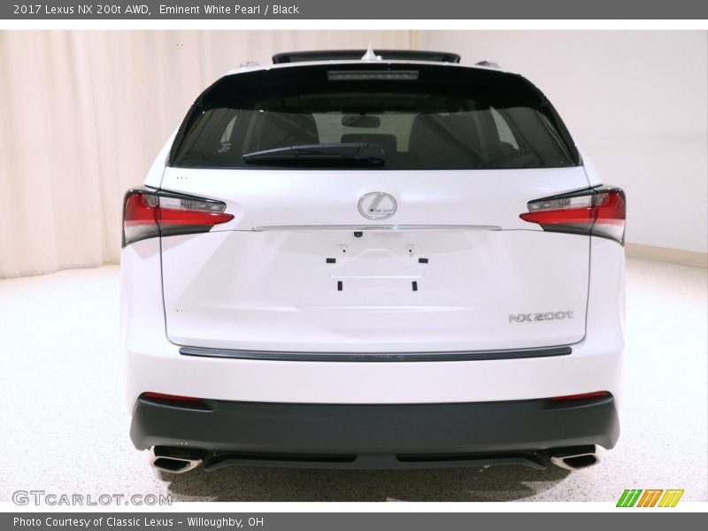 Eminent White Pearl / Black 2017 Lexus NX 200t AWD