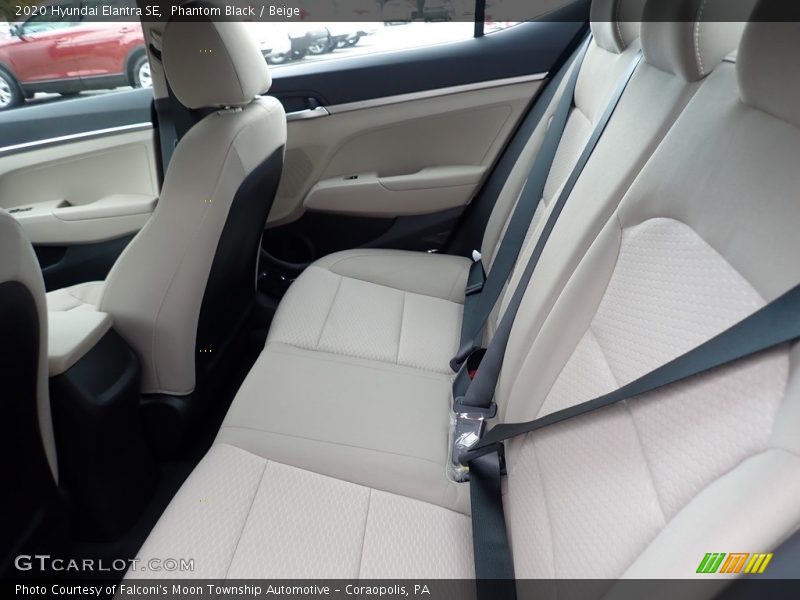 Phantom Black / Beige 2020 Hyundai Elantra SE