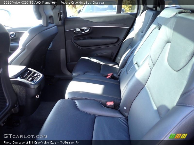 Pebble Gray Metallic / Charcoal 2020 Volvo XC90 T6 AWD Momentum