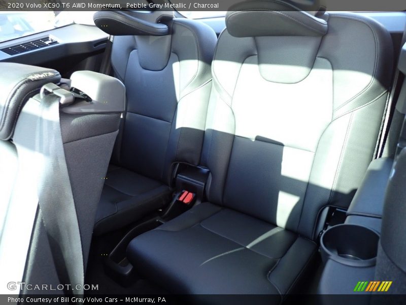 Pebble Gray Metallic / Charcoal 2020 Volvo XC90 T6 AWD Momentum