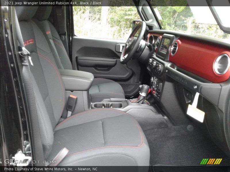 Front Seat of 2021 Wrangler Unlimited Rubicon 4x4