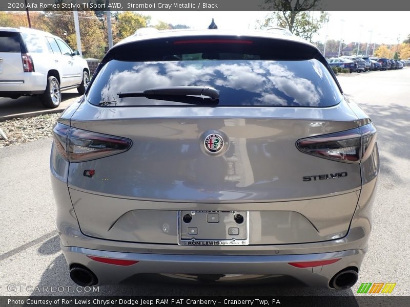 Stromboli Gray Metallic / Black 2020 Alfa Romeo Stelvio TI Sport AWD